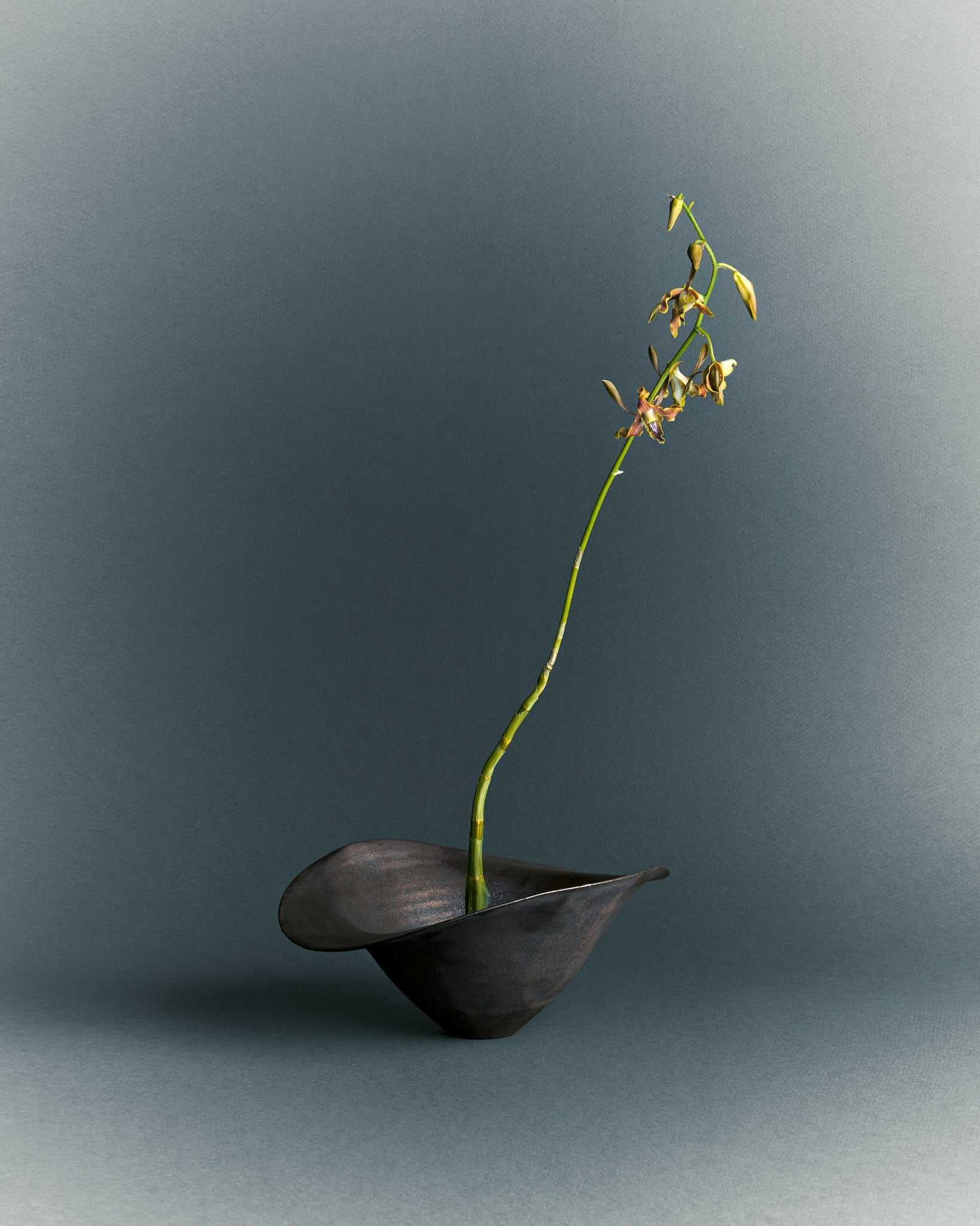 Metal Flow Ceramic Bowl - Small