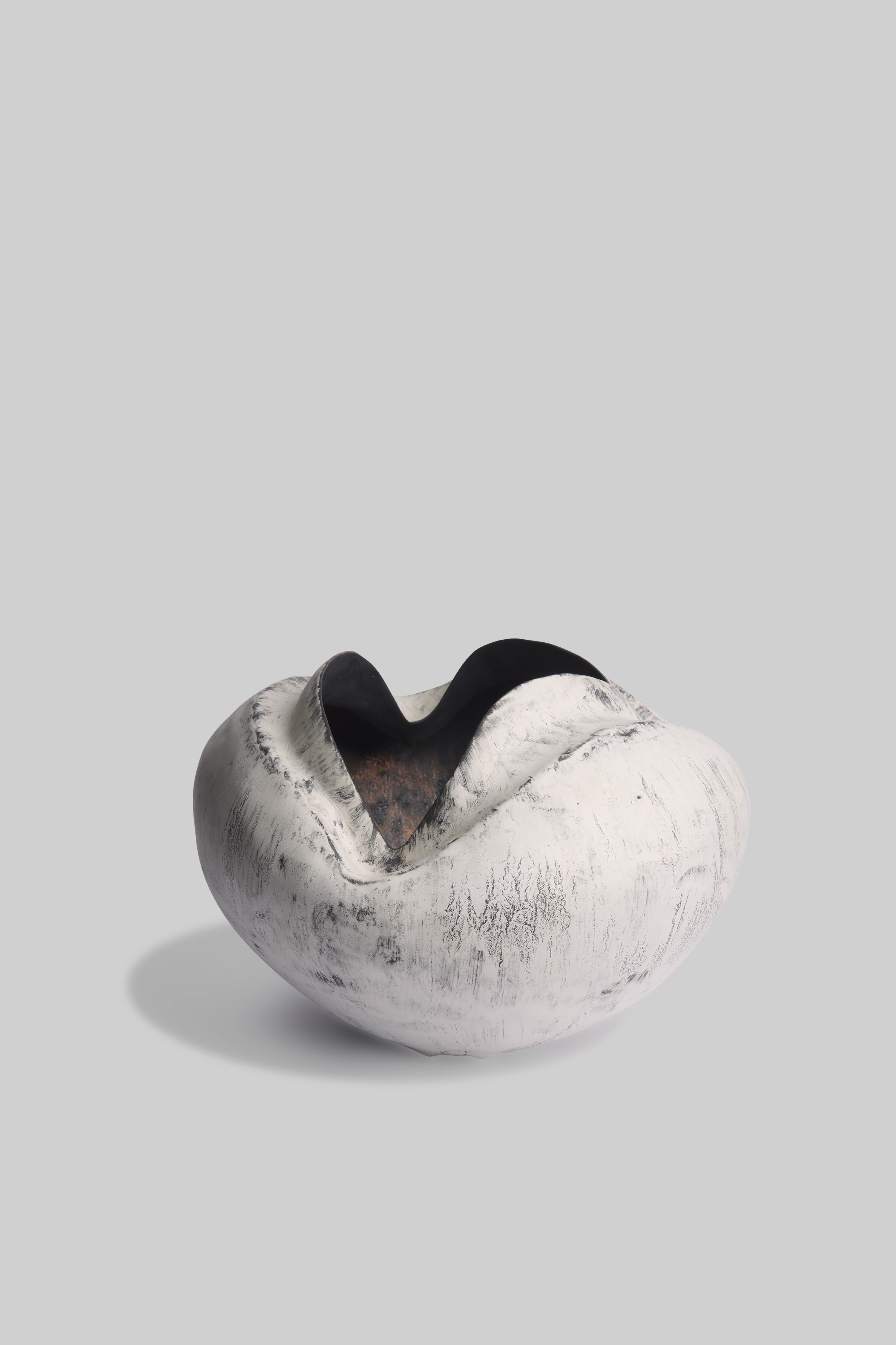 Silver Seed Ceramic Vase