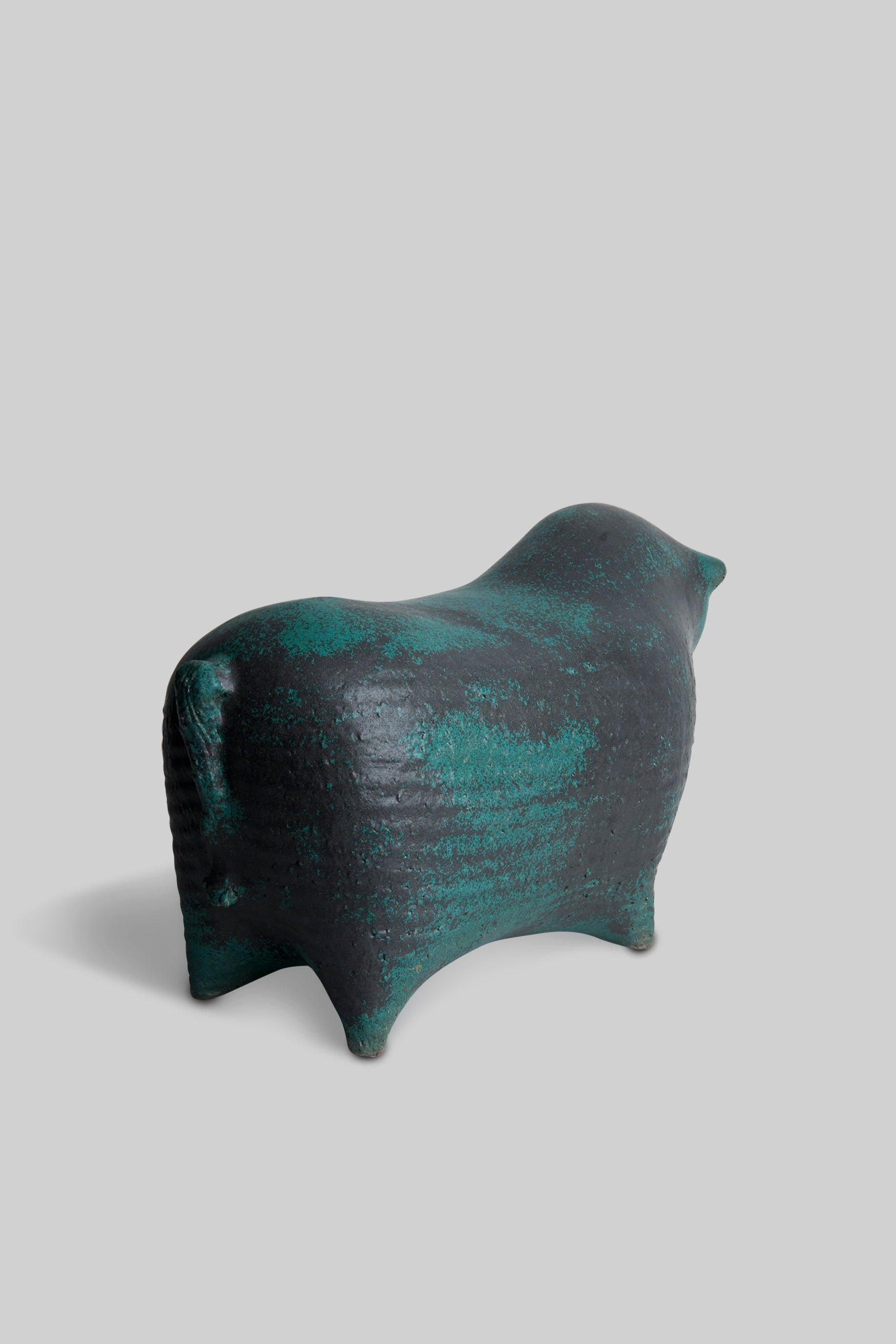 Confucius Bull No. 15 Large Stoneware Sculpture