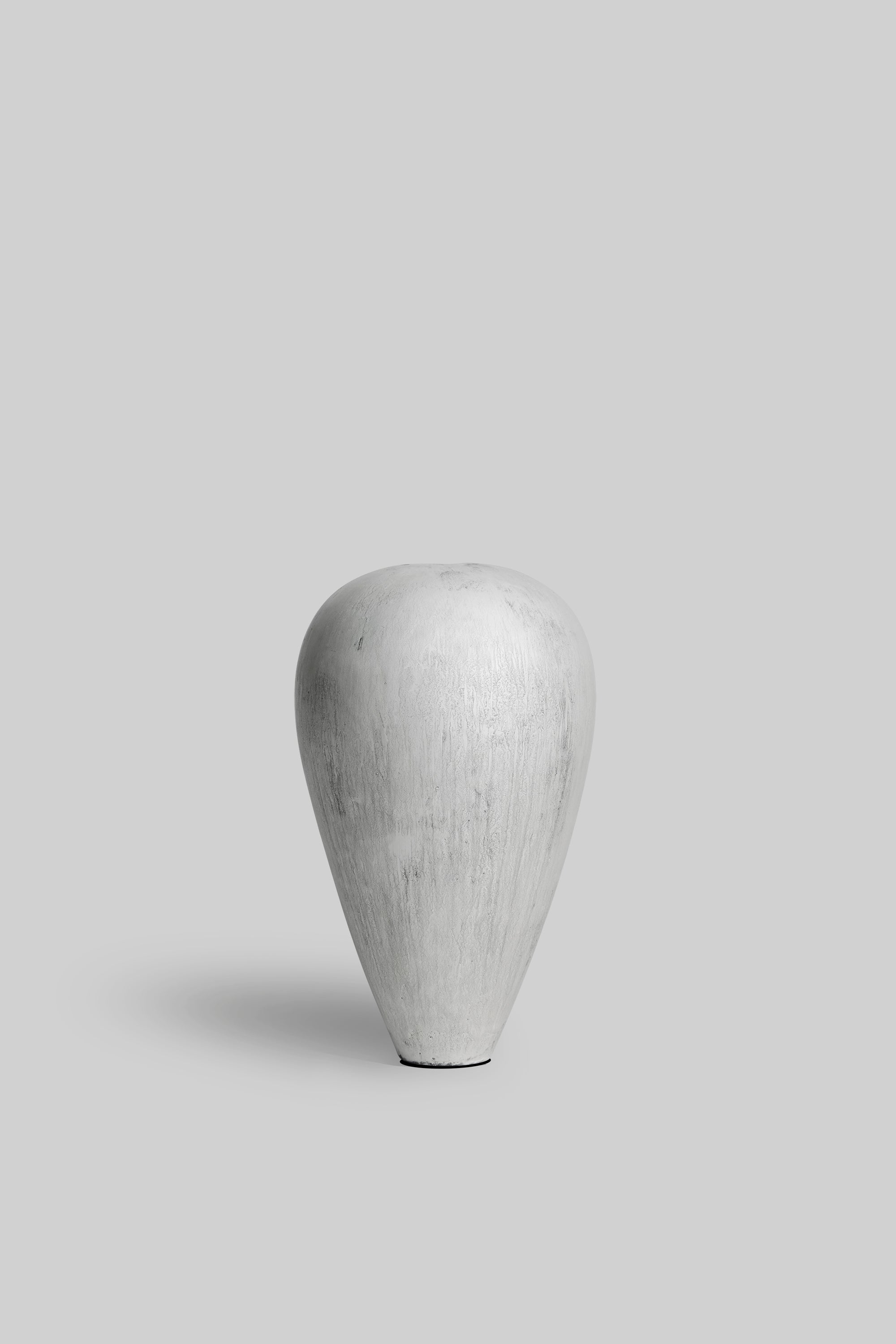 Silver Bud Ceramic Vase