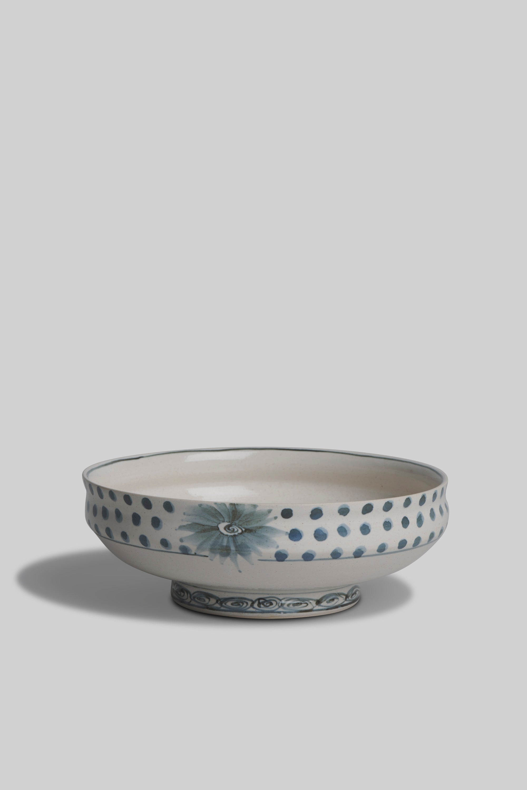 Daisy Dots Ceramic Bowl