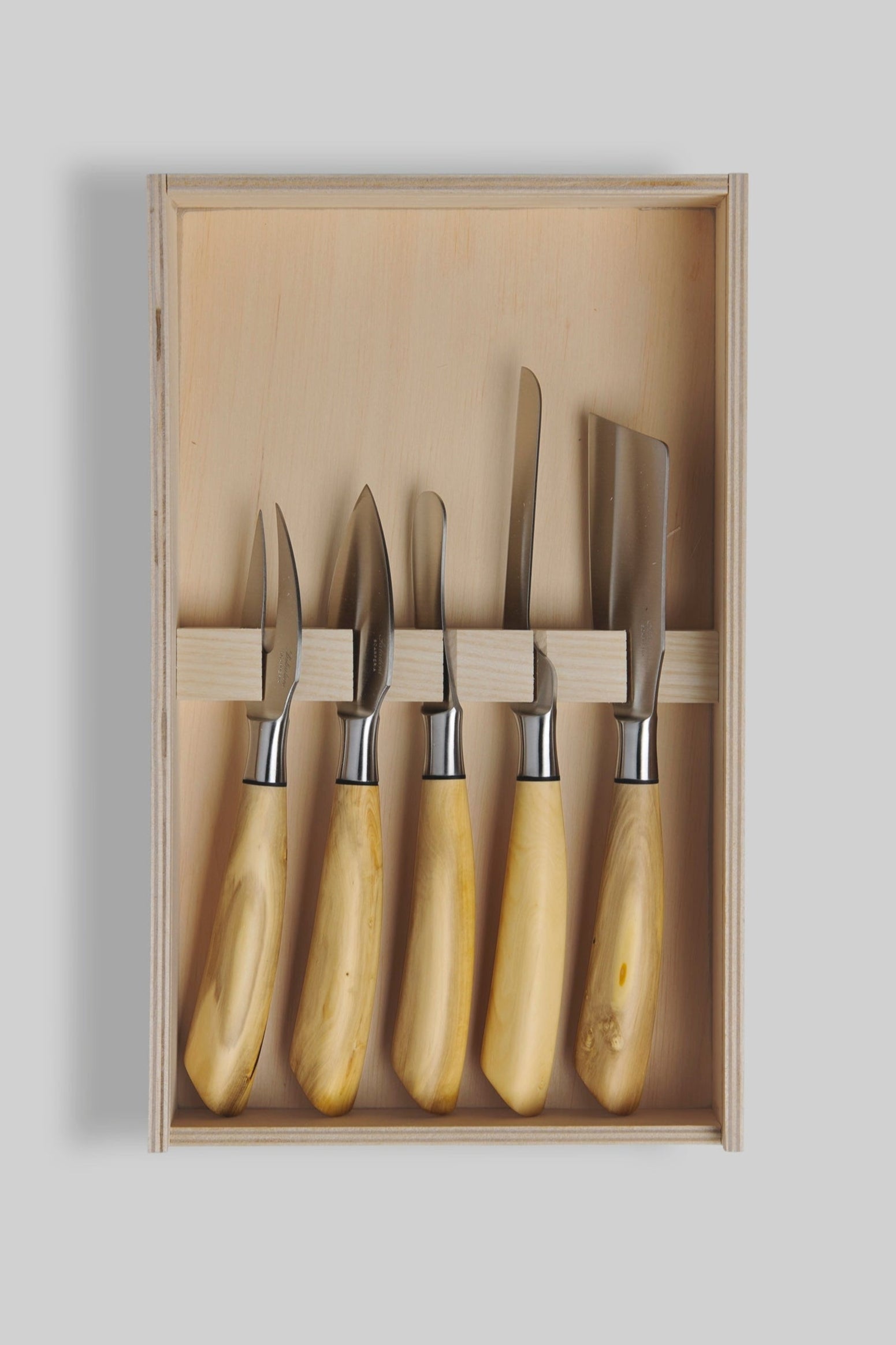 Boxwood Cheese Knives – Set of 5