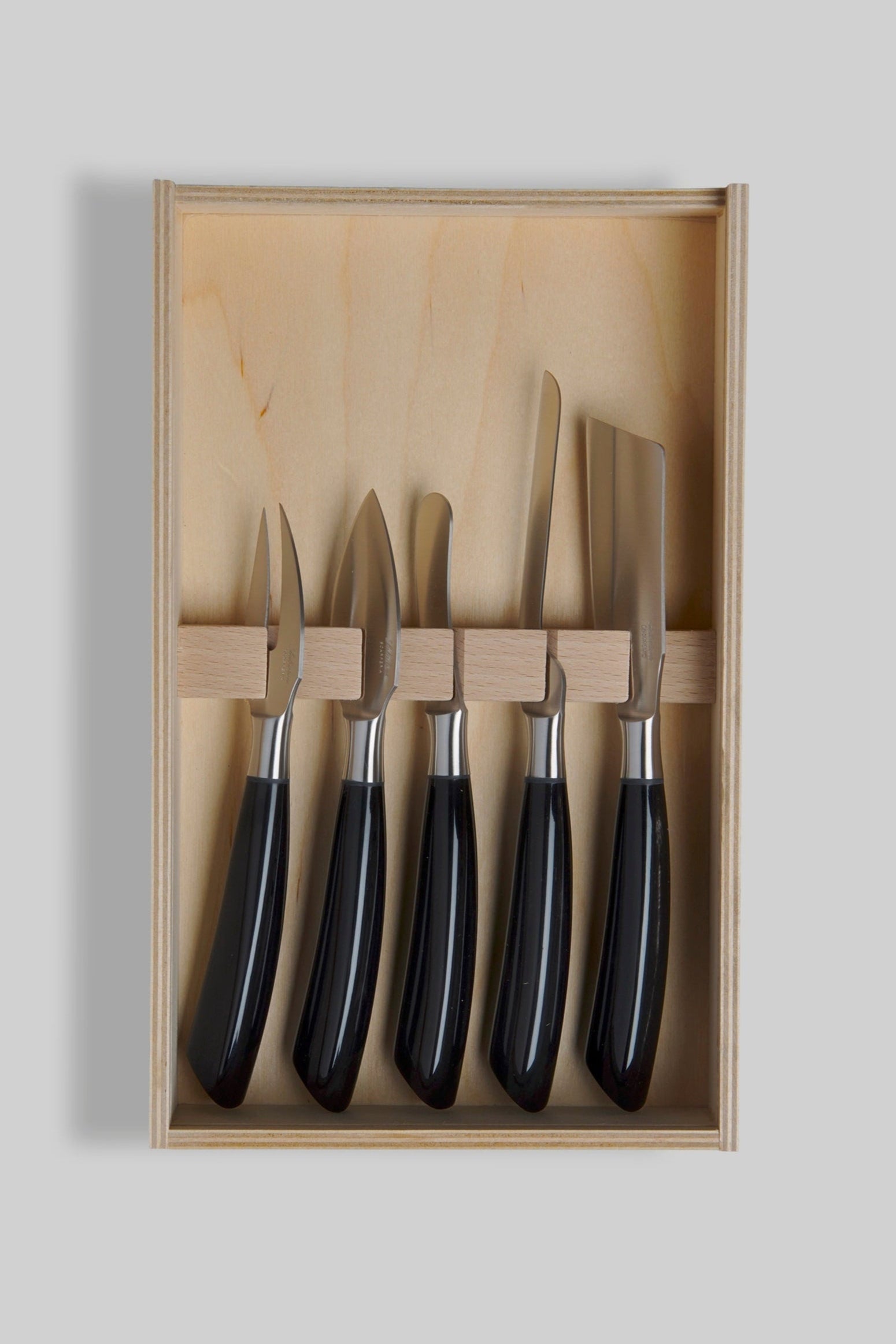 Buffalo Horn Cheese Knives – Set of 5