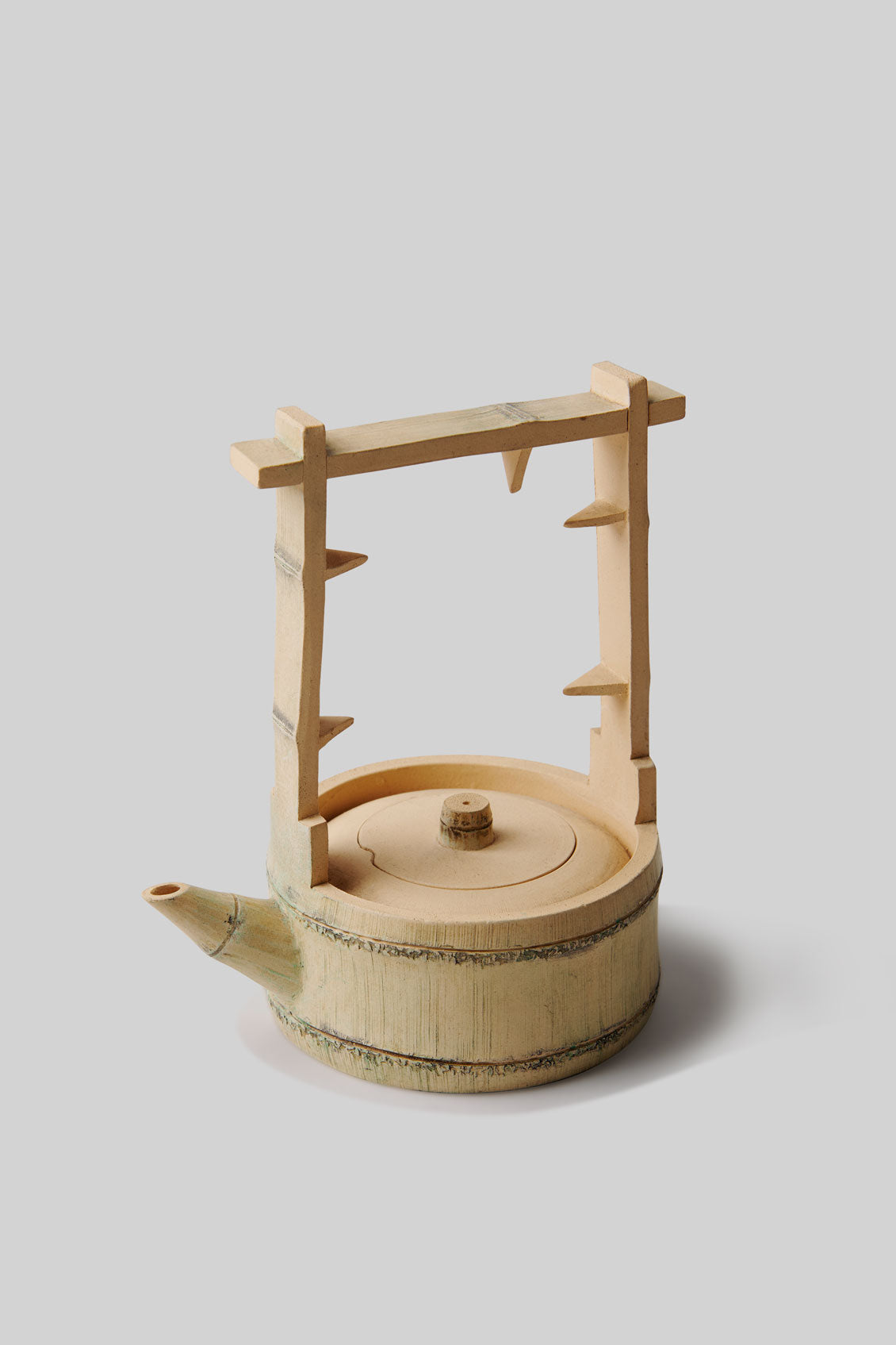 Xifang Zhou Yixin Porcelain Bamboo Biomimicry Teapot
