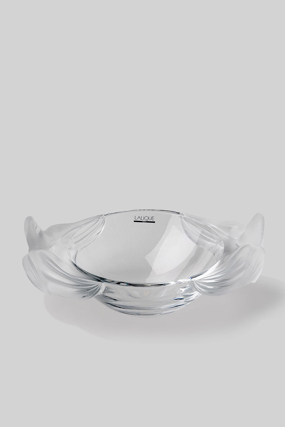 Lalique Crystal Loriol Centerpiece - Opalescent Clear