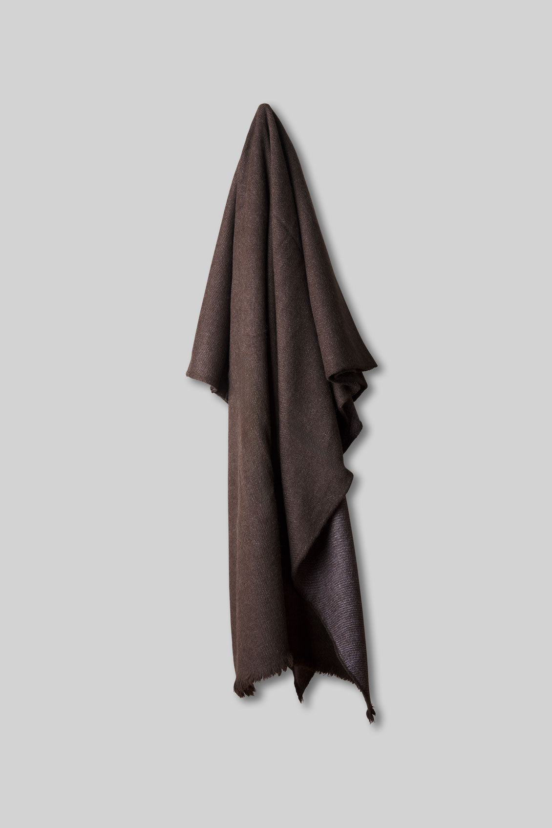 Nomad Double-Sided Throw - Dark Brown Purple Lining