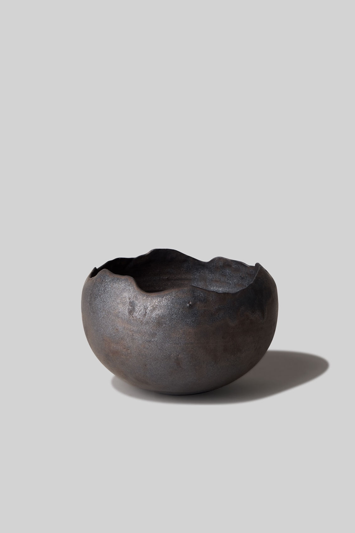 Metal Shell Ceramic Bowl