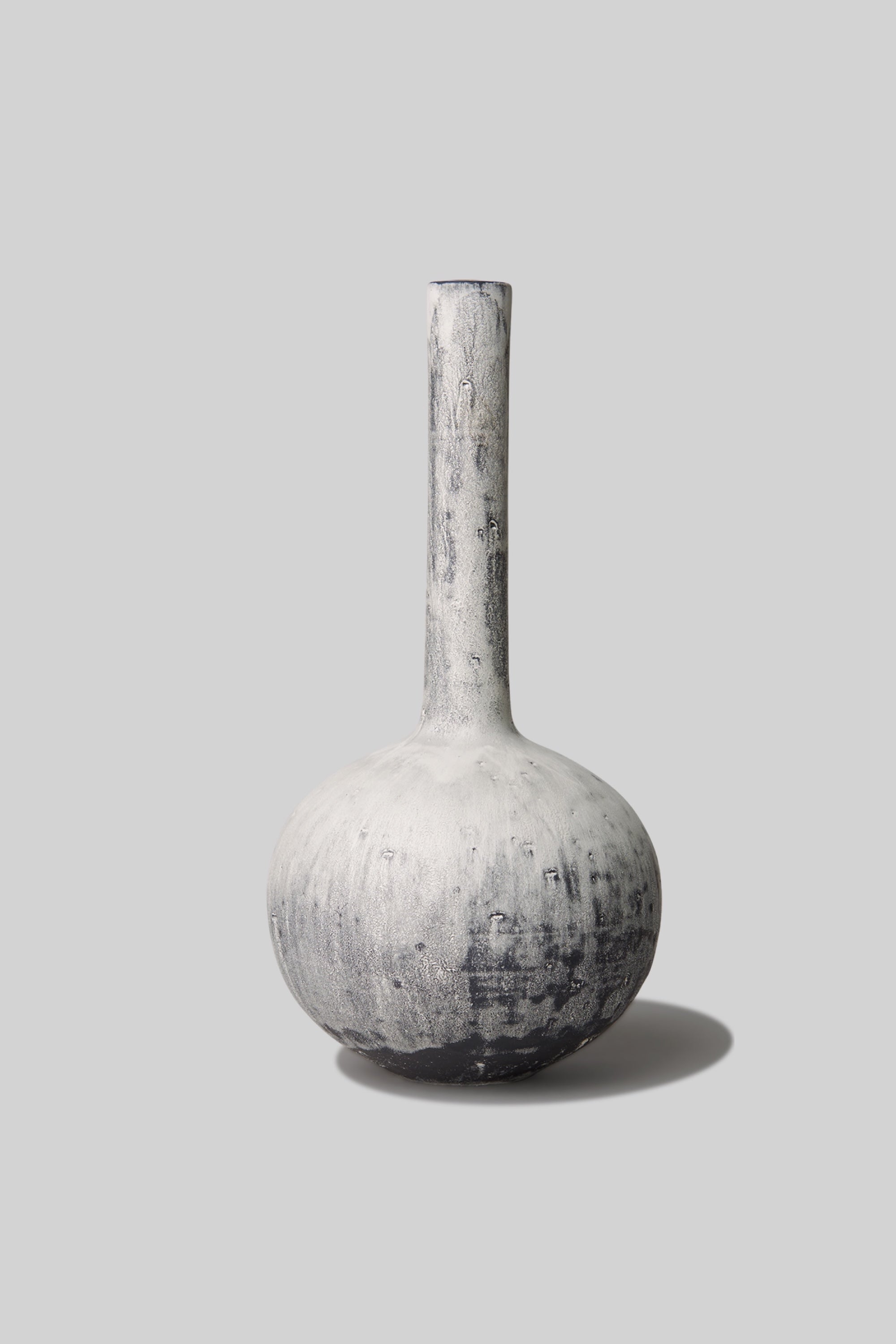 Silver Crane-Neck Vase