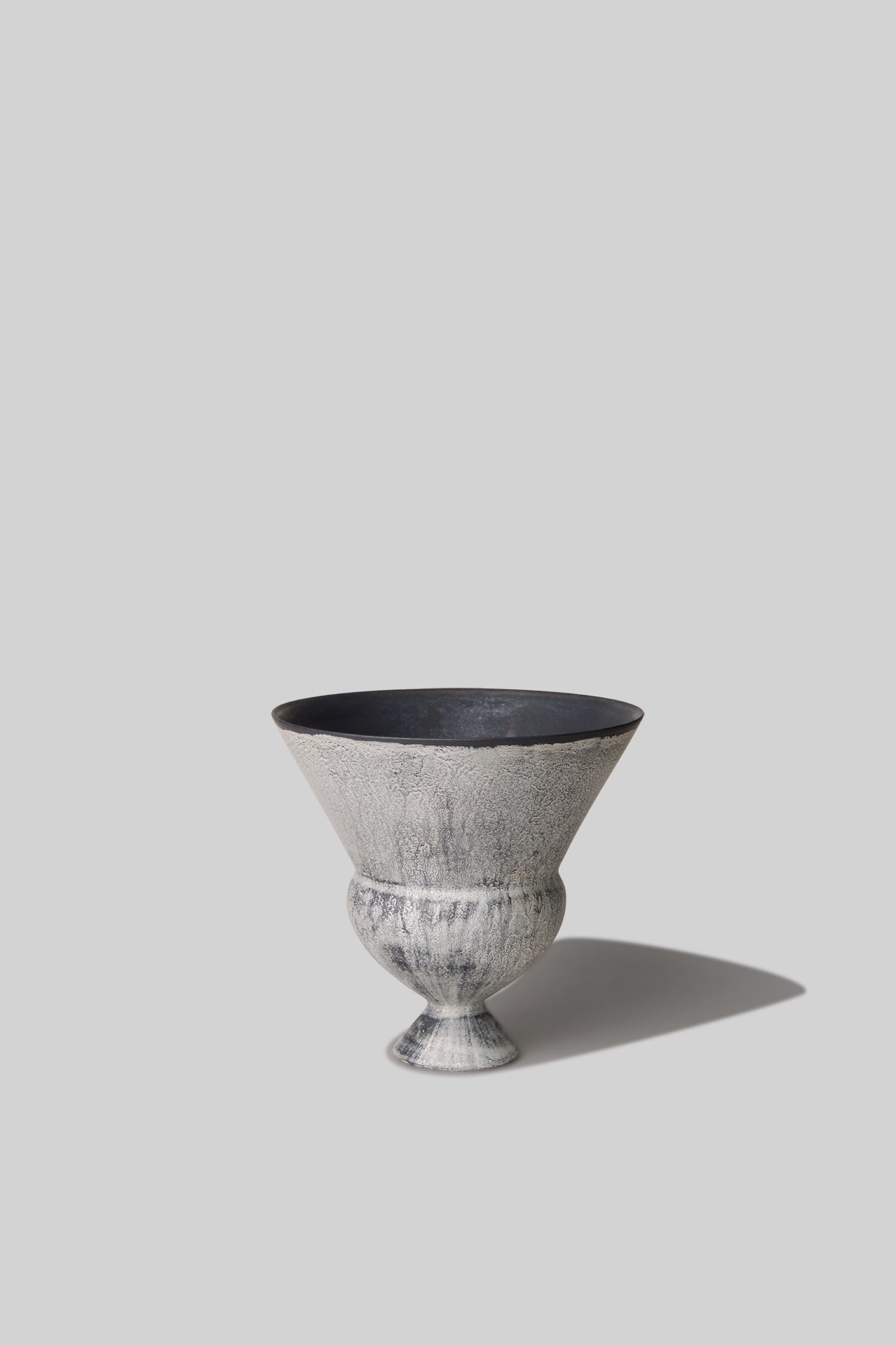 Silver Floral Vessel