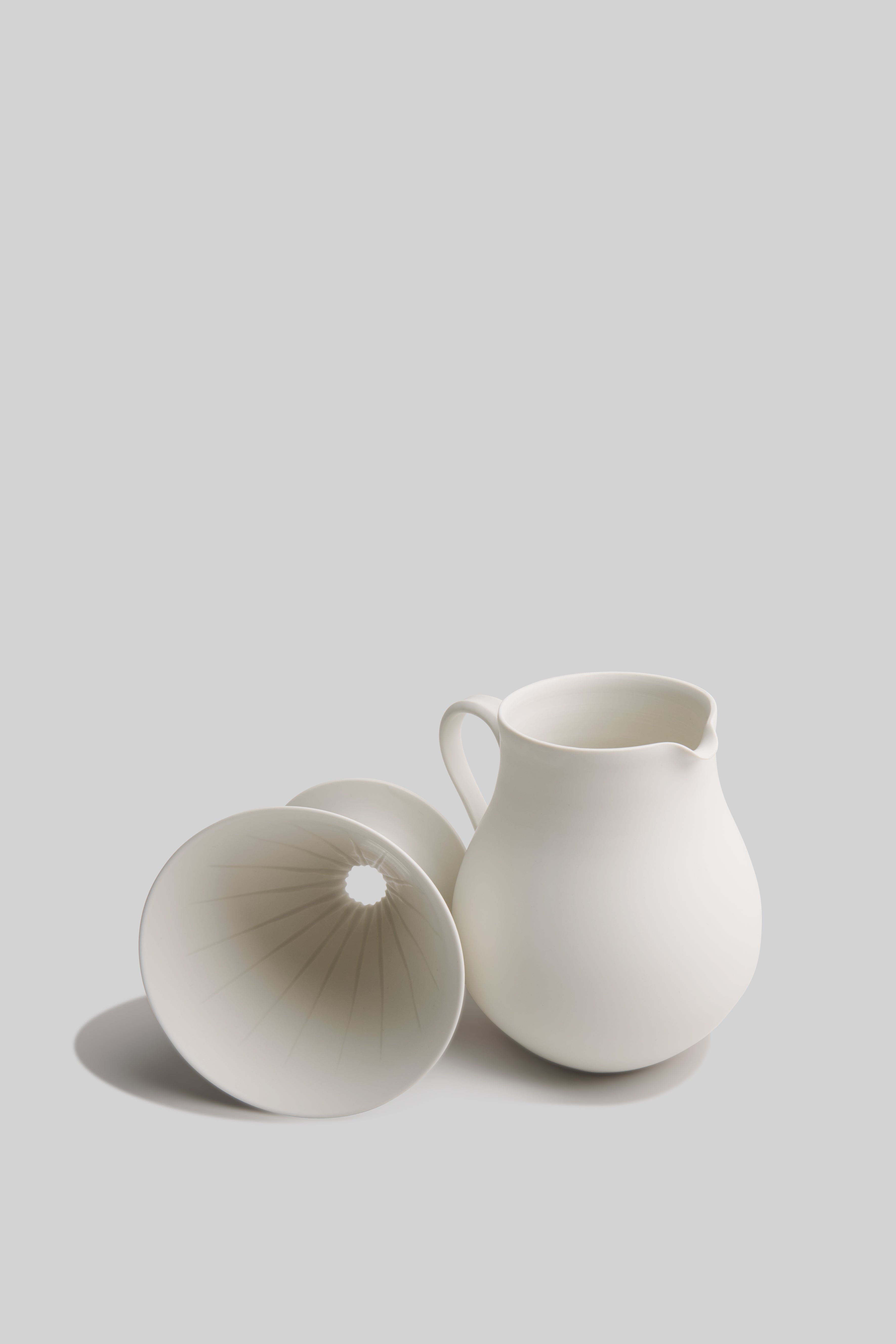 Ceramic Pour-Over Dripper & Jug
