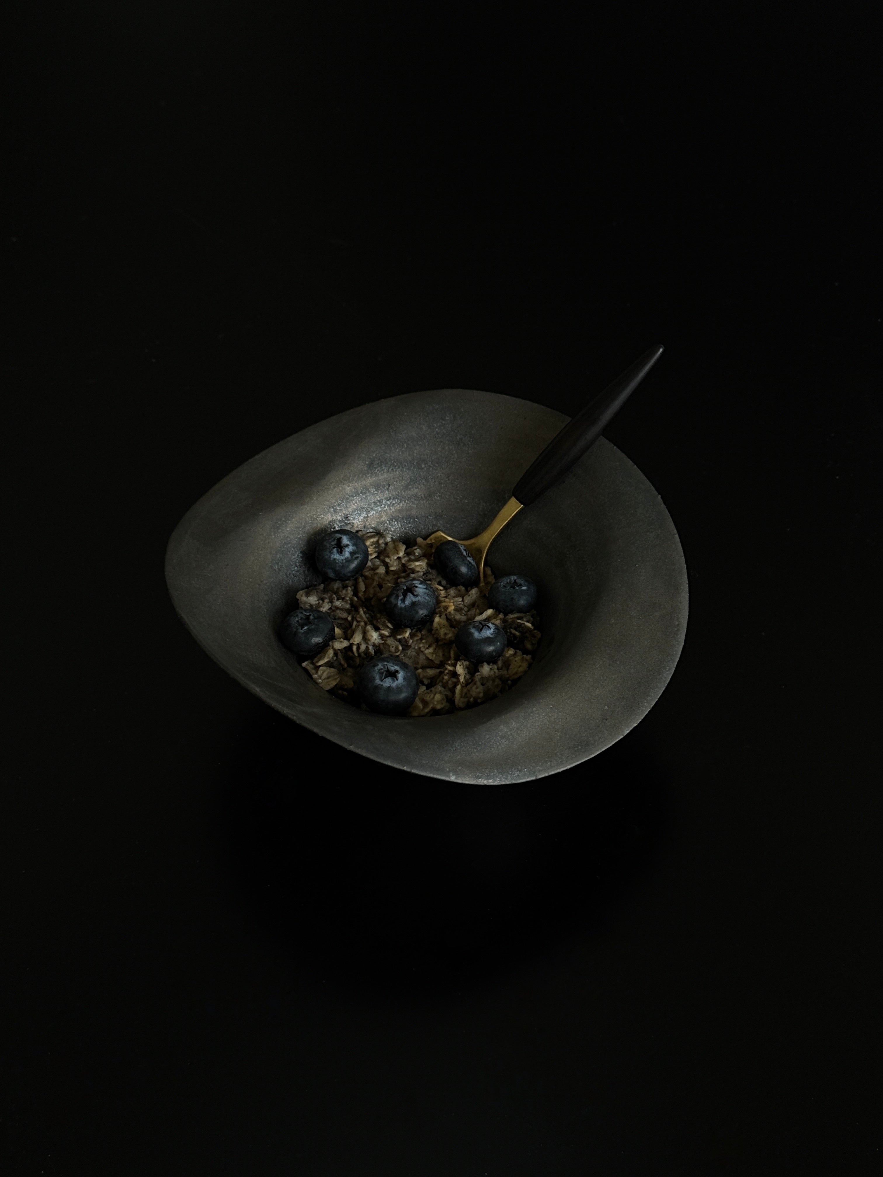 Metal Flow Ceramic Bowl - Small