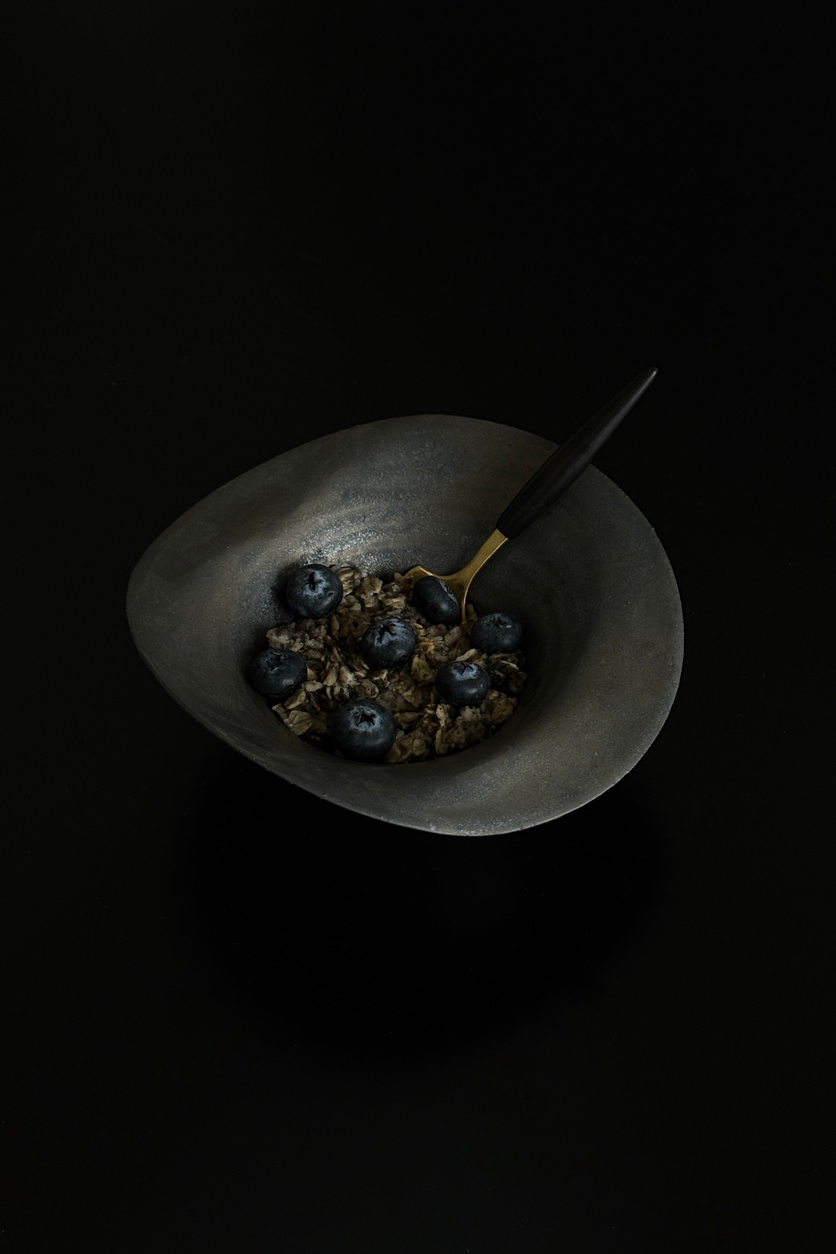 Metal Flow Ceramic Bowl - Small