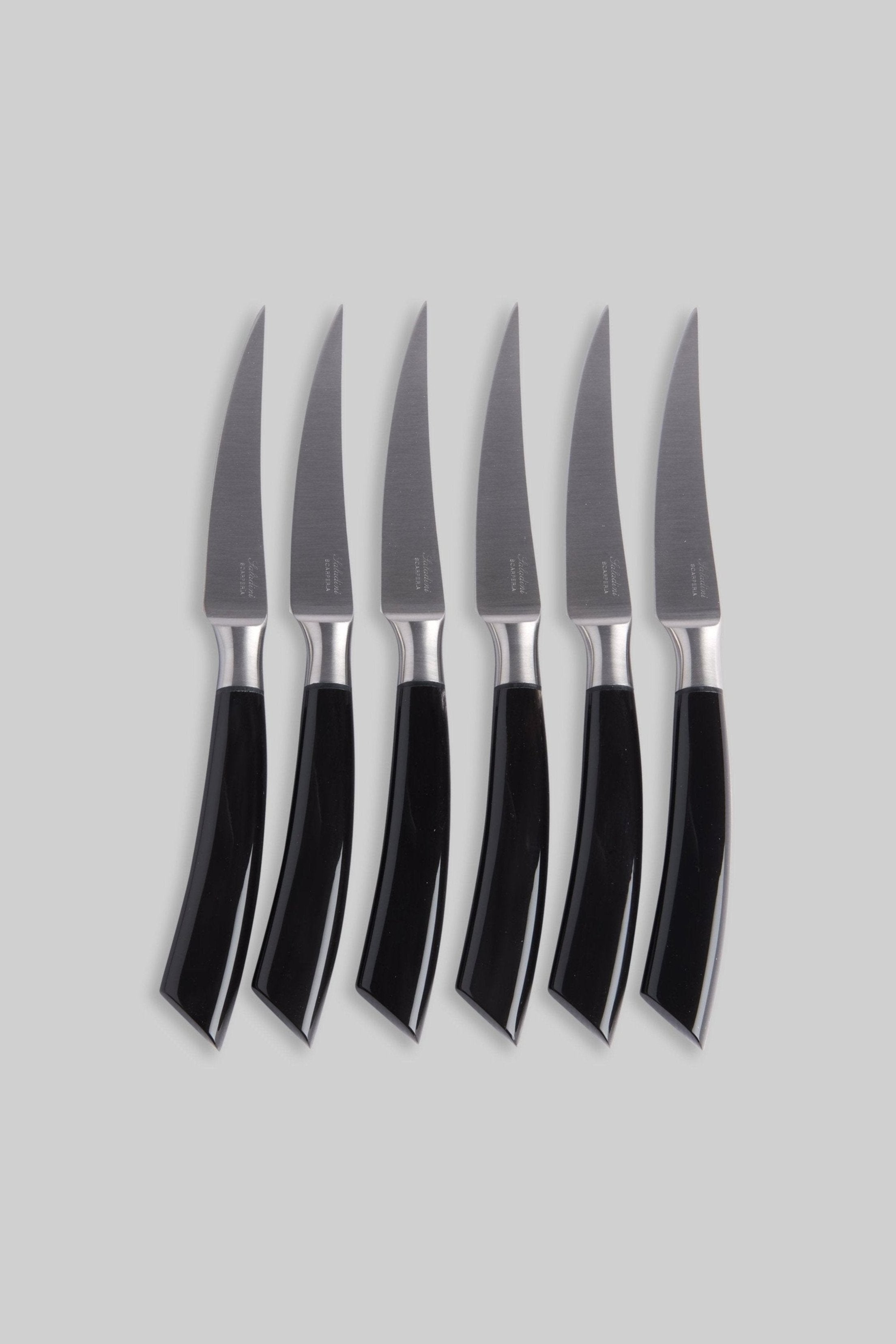 Buffalo Horn Steak Knife - Set of 6