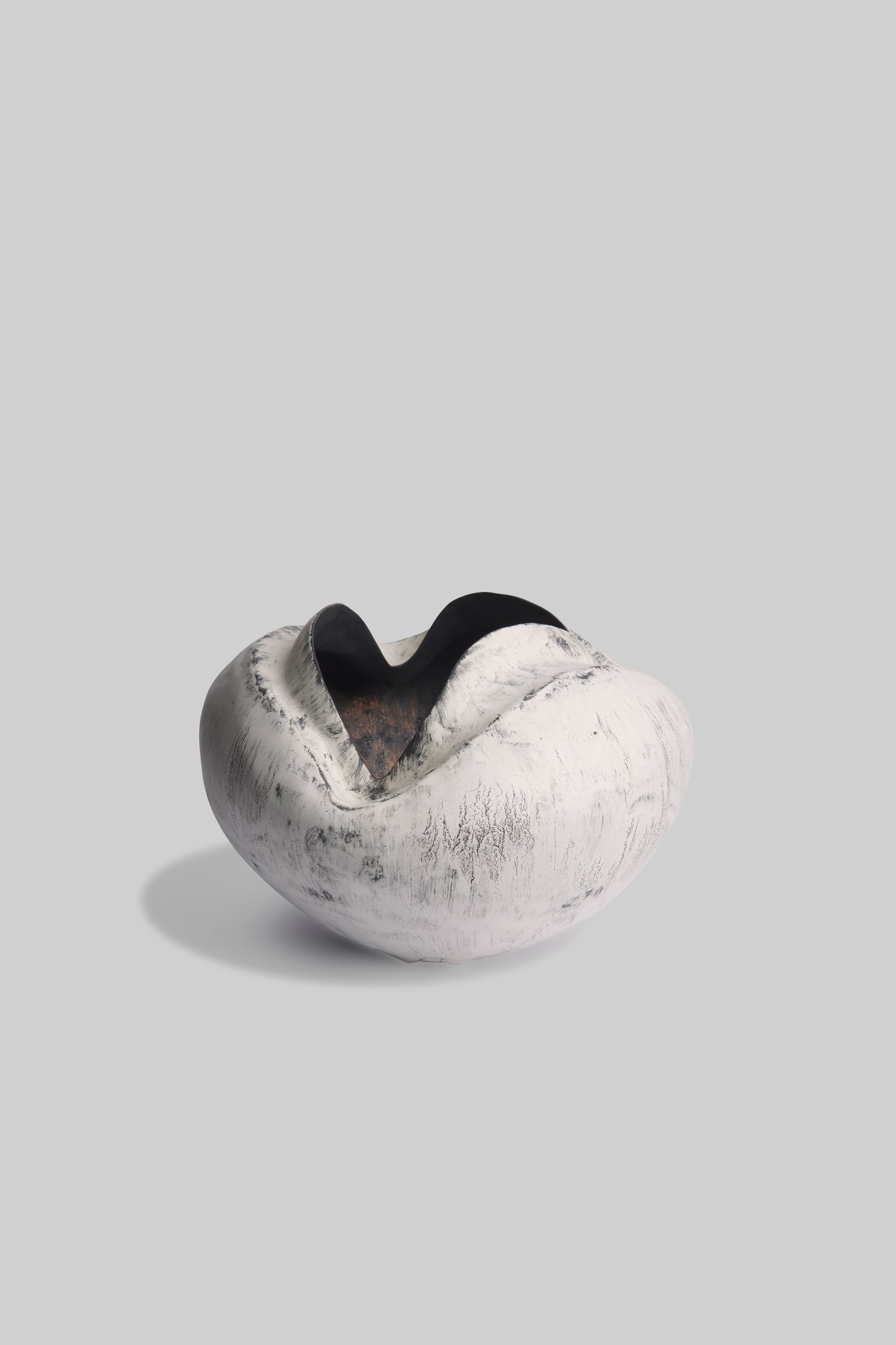 Silver Seed Ceramic Vase