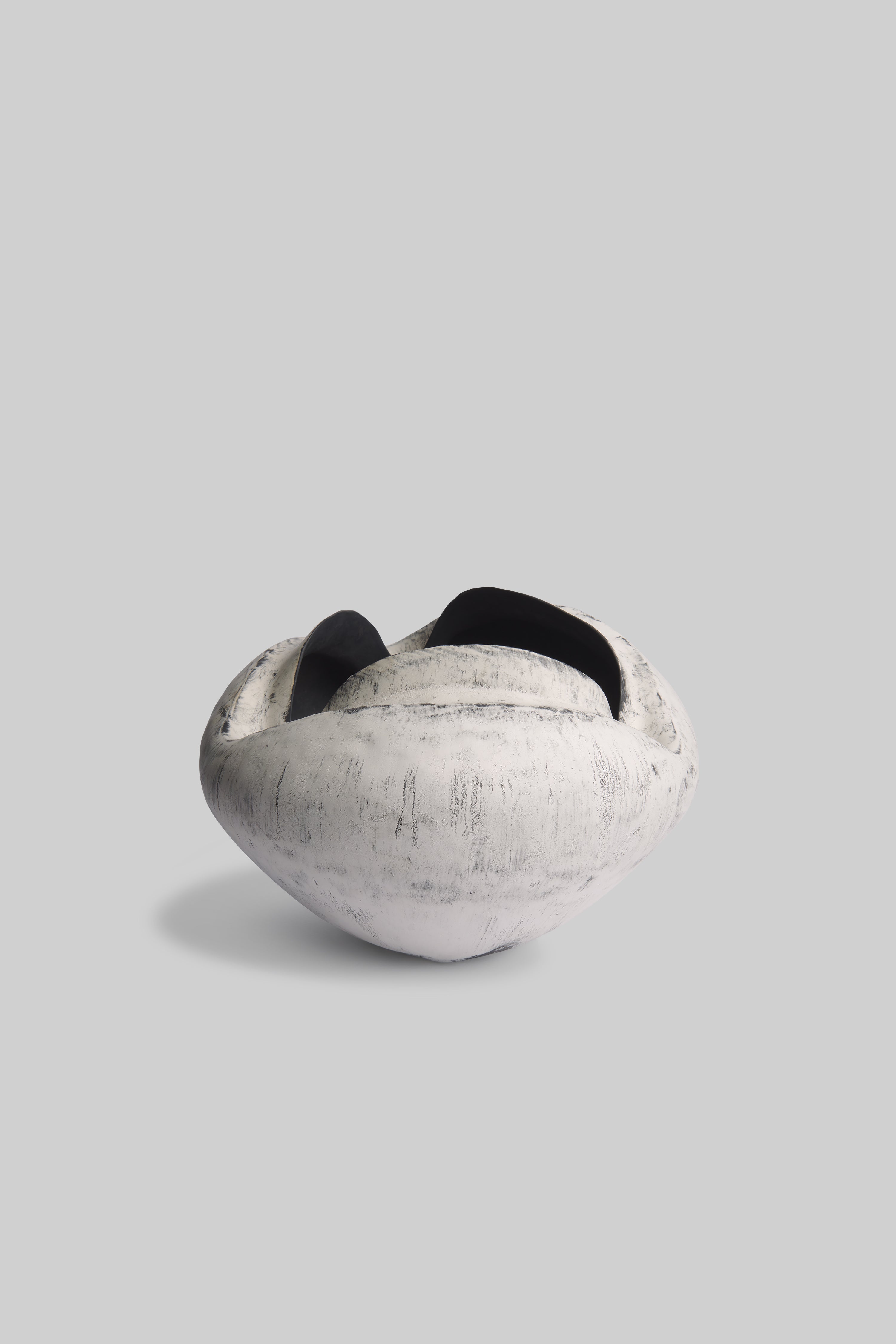 Silver Seed Ceramic Vase