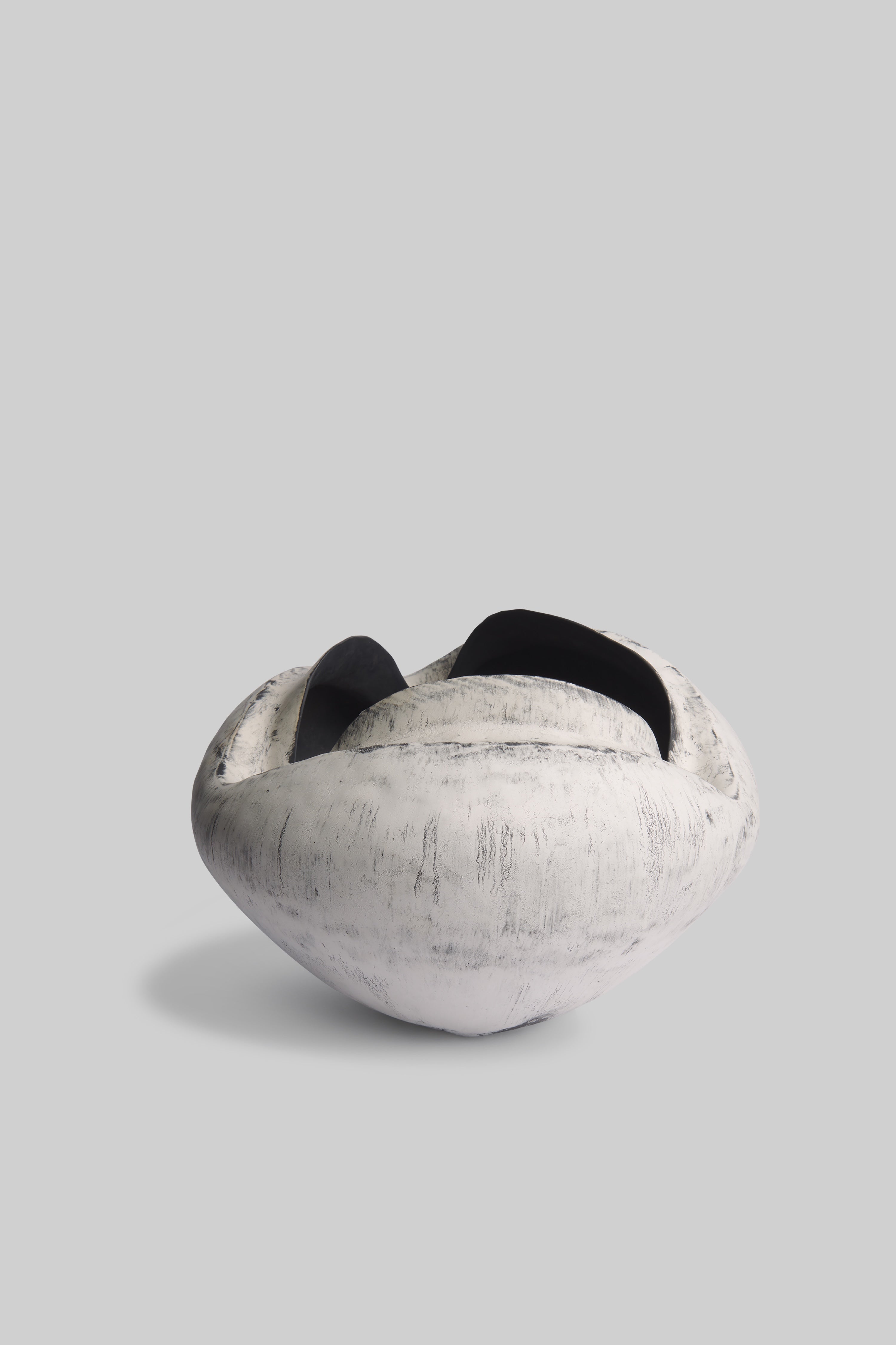 Silver Seed Ceramic Vase