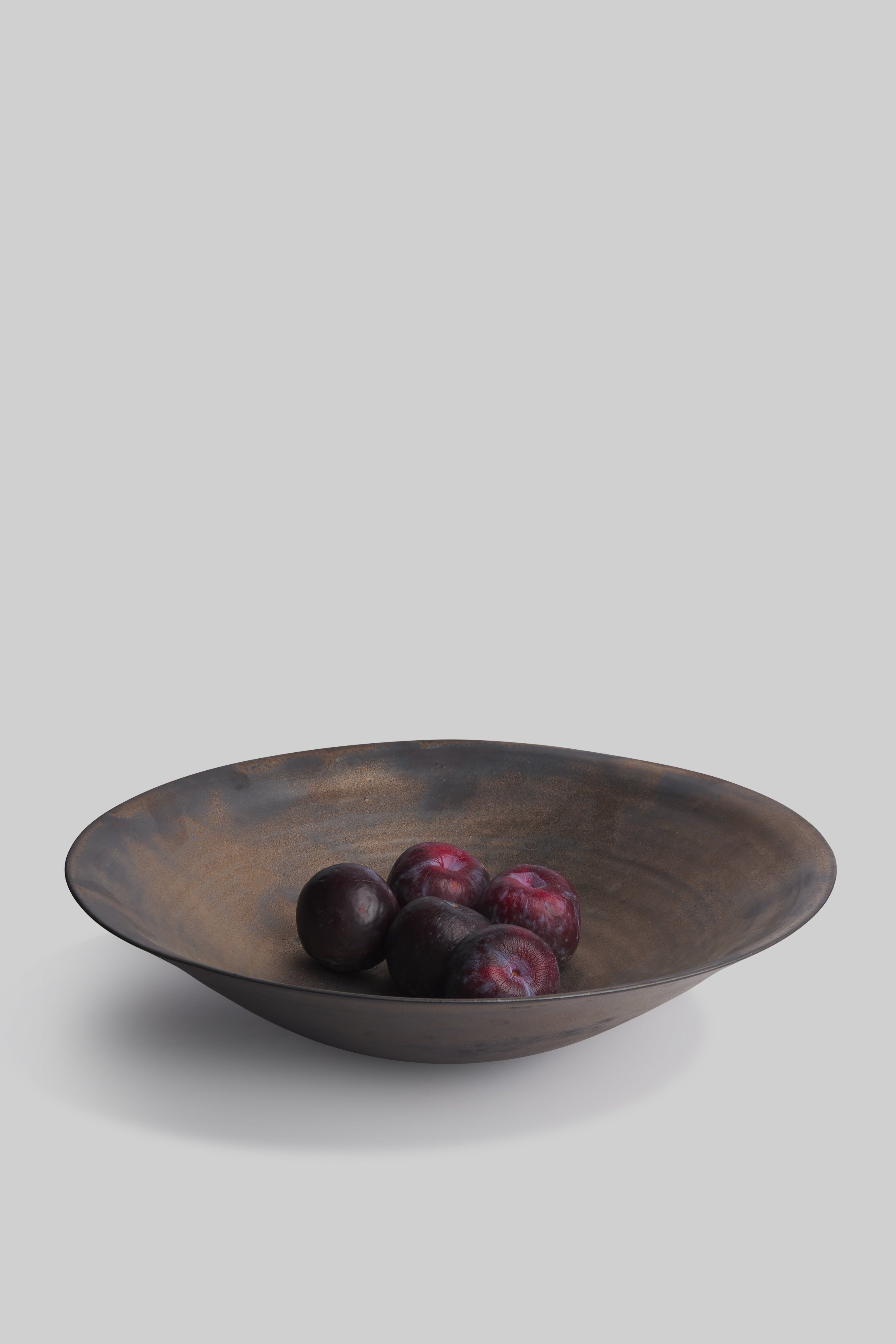 Metal Flow Ceramic Bowl - Large