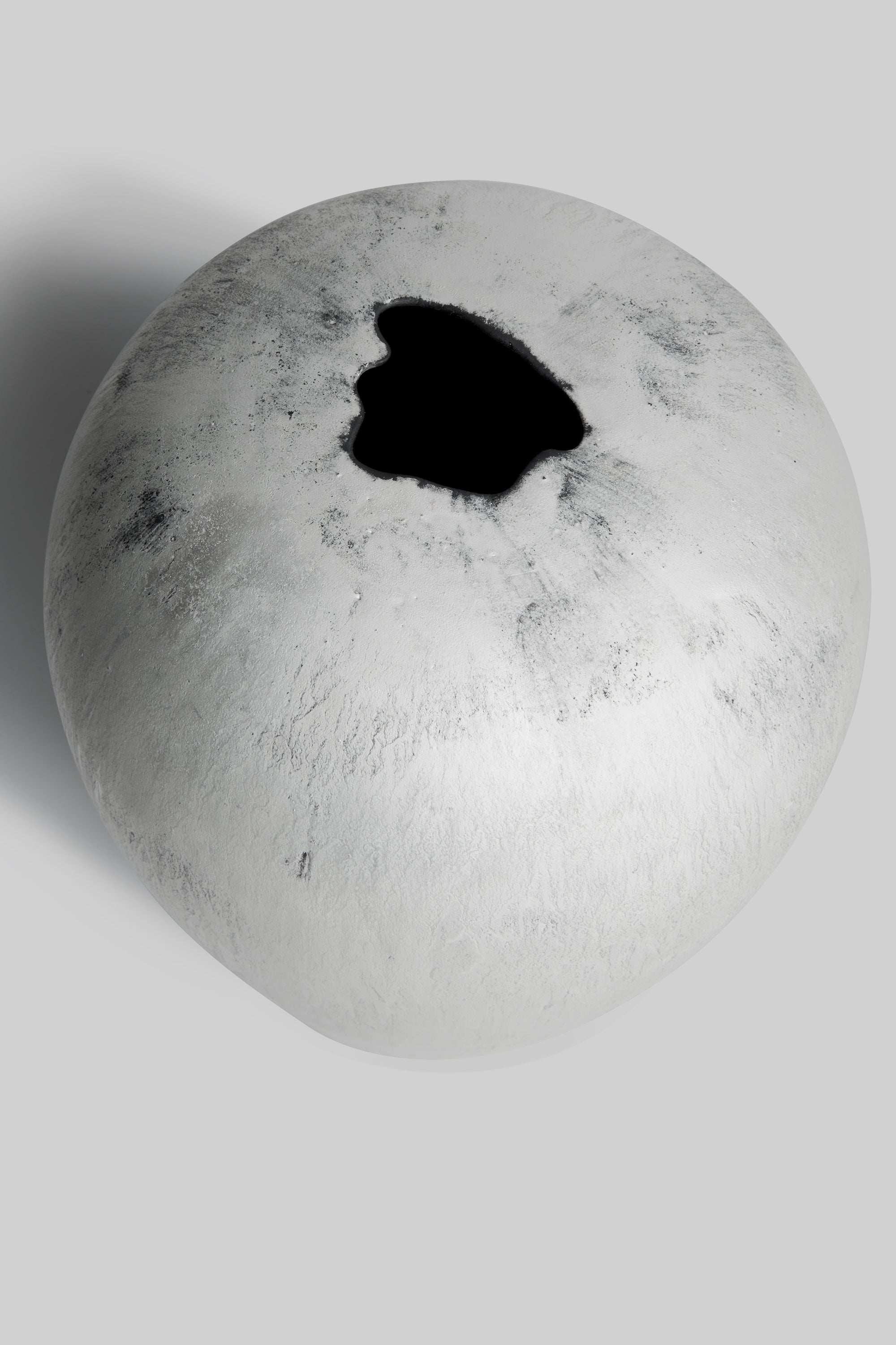 Silver Bud Ceramic Vase
