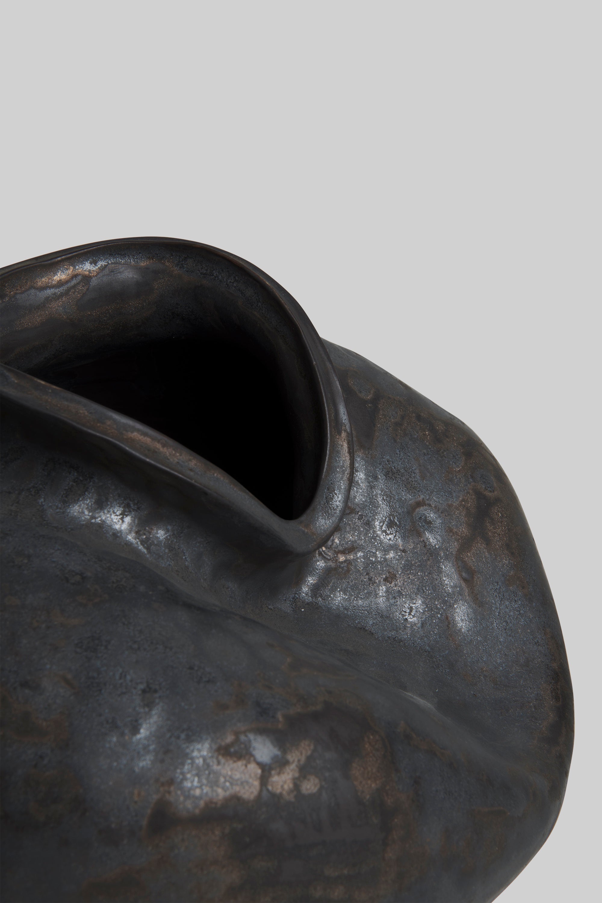 Soft Metal Ceramic Vase