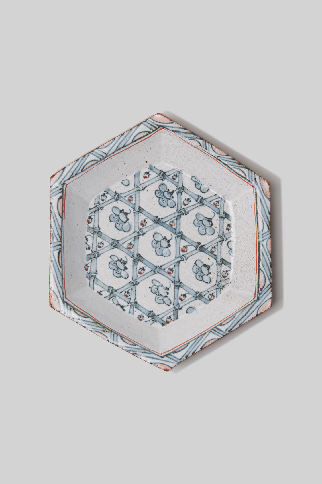 Winter Bloom Ceramic Tray