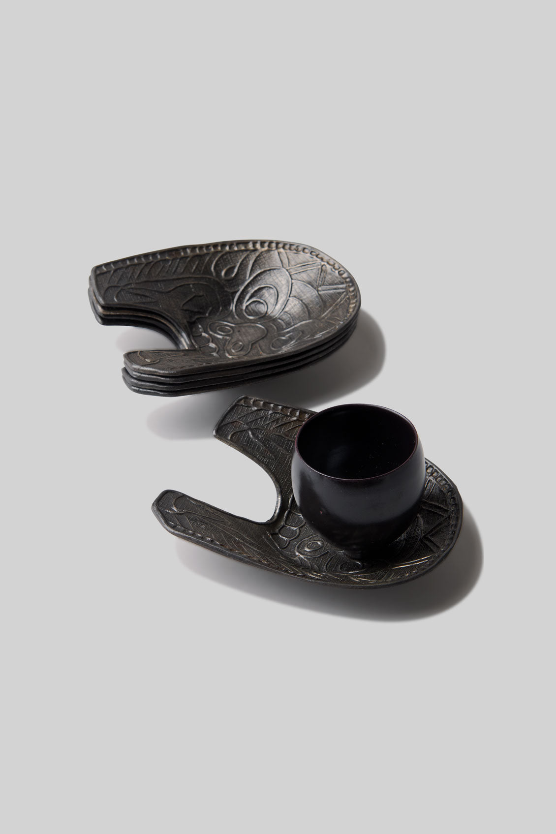 Shodo Sasaki Tin Onigawara Coasters - Set of 5