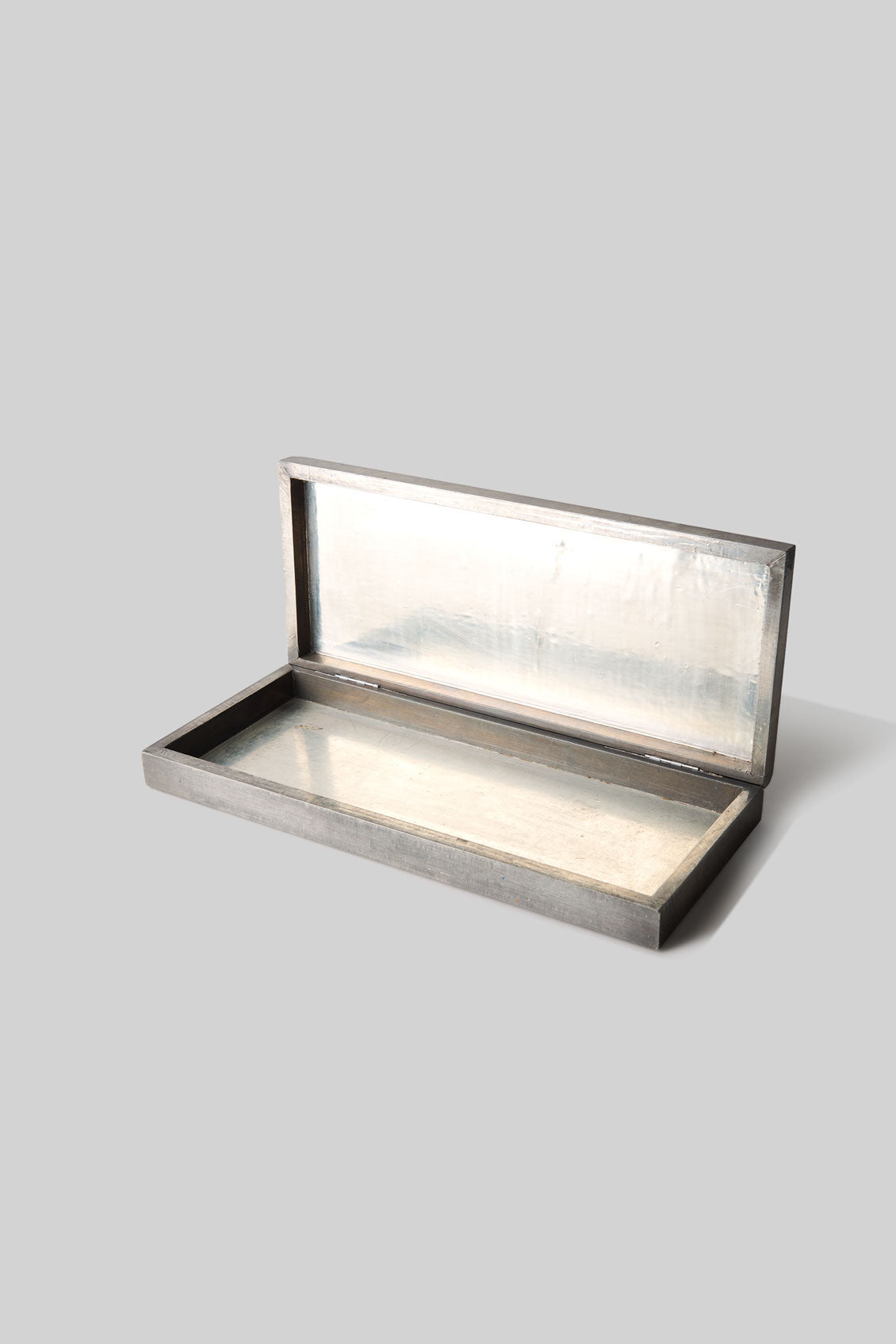 Large Pewter Decorative Jewelry Box