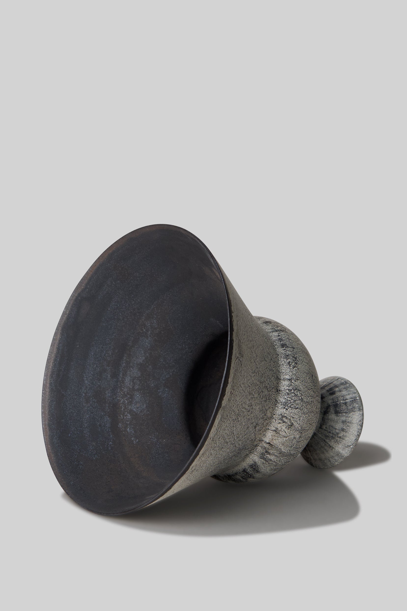 Silver Floral Vessel