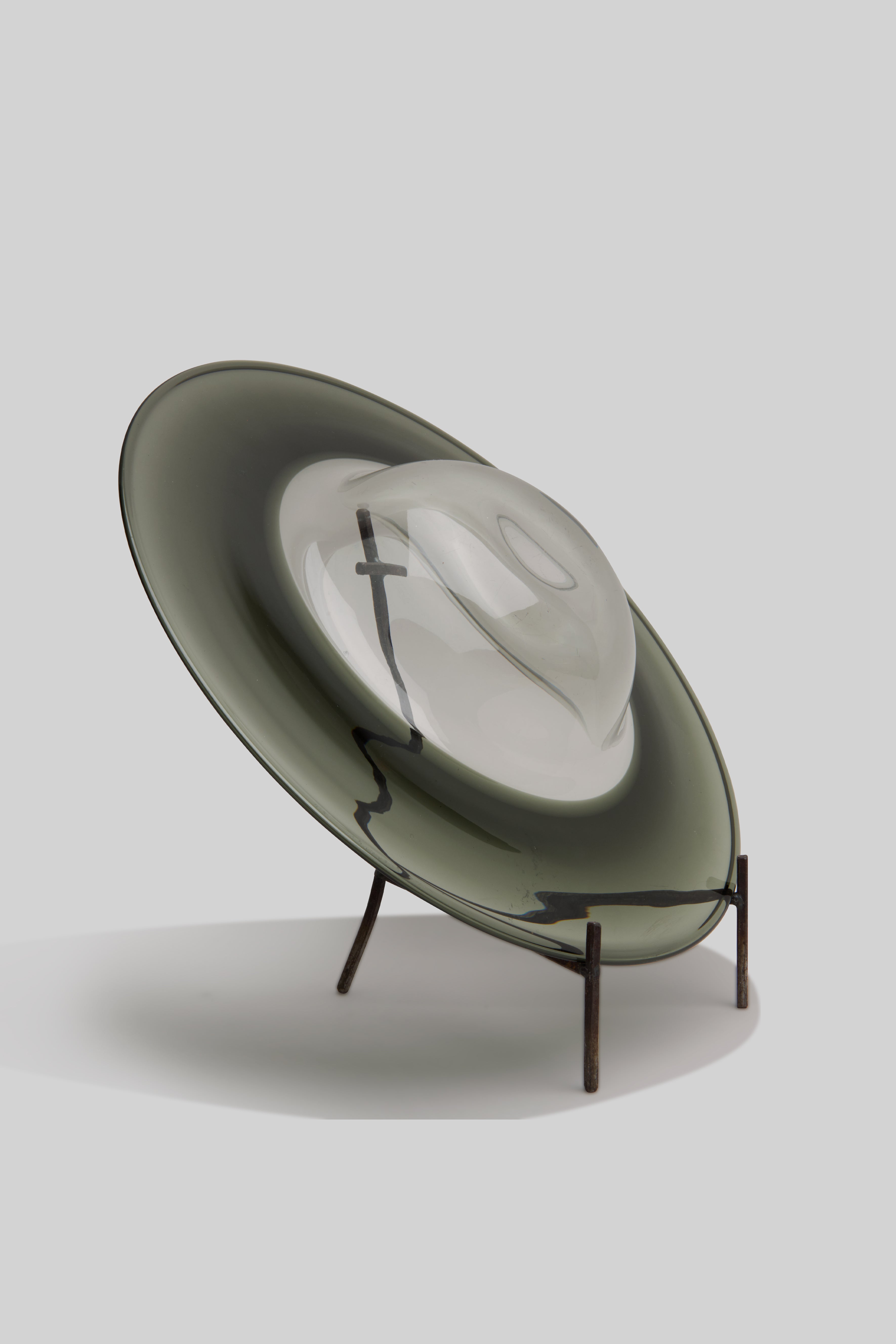 Timo Sarpaneva Cardinal's Hat Art Glass Bowl