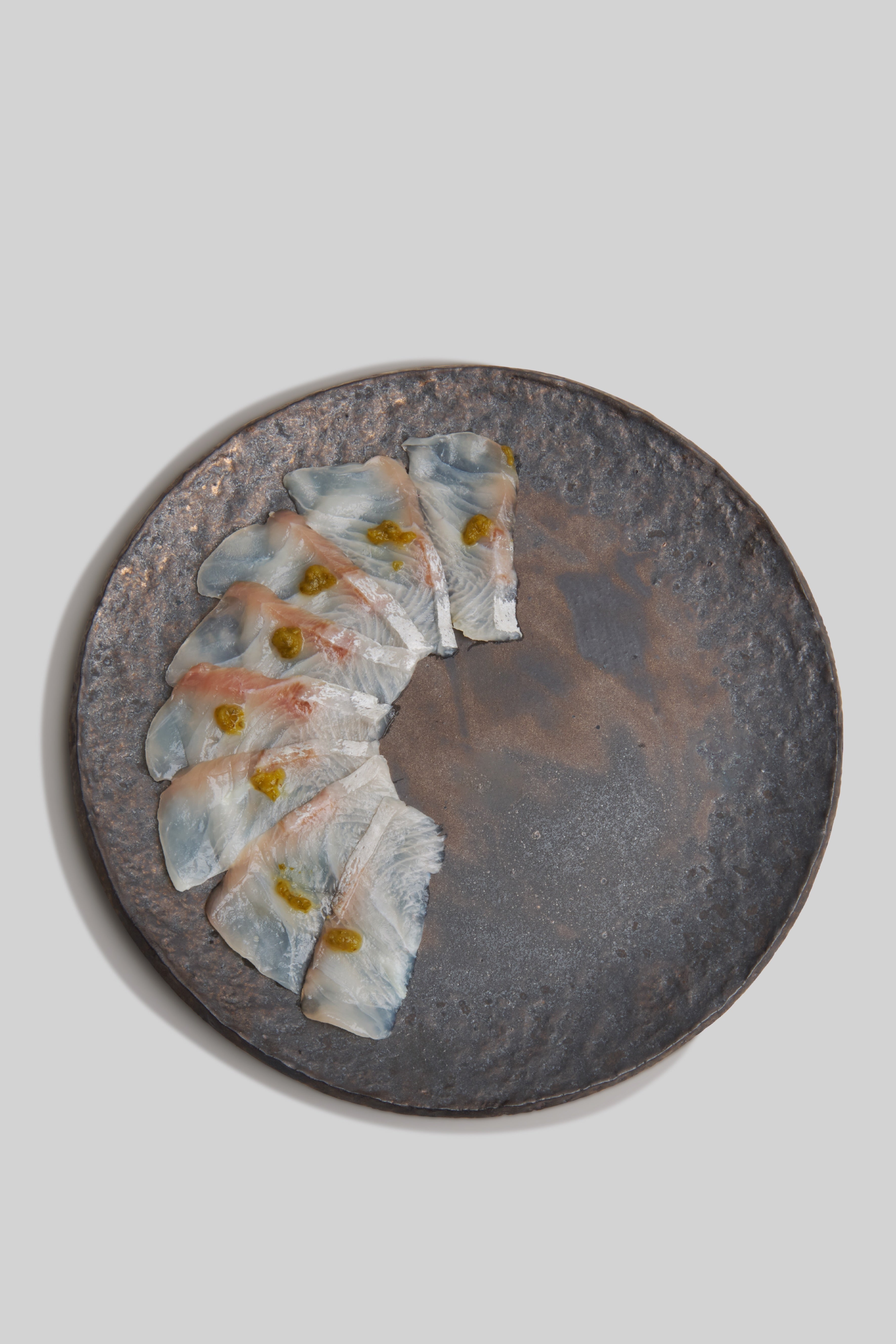 Metal Ceramic Dinner Plate