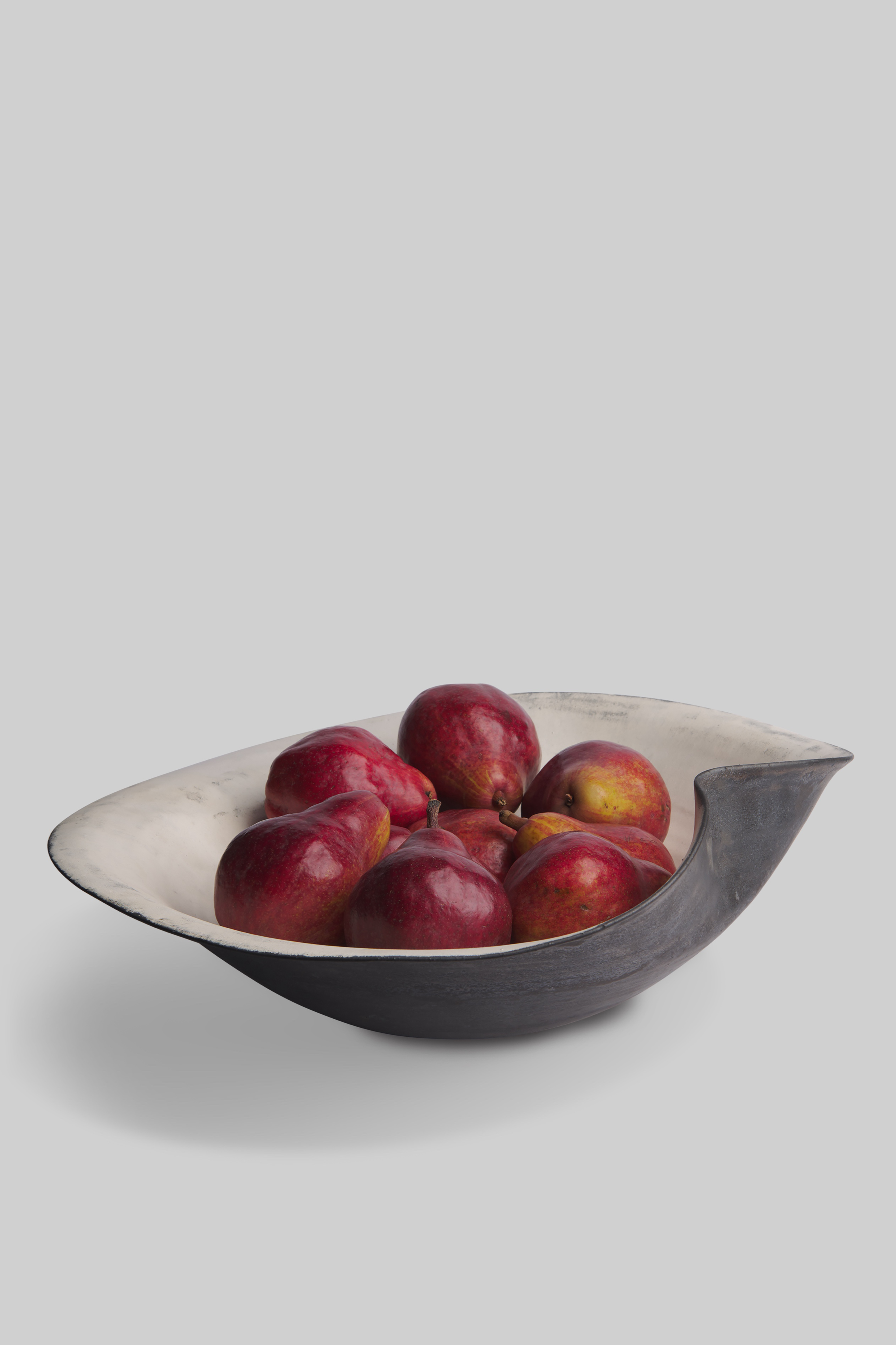 Silver Fold Ceramic Bowl