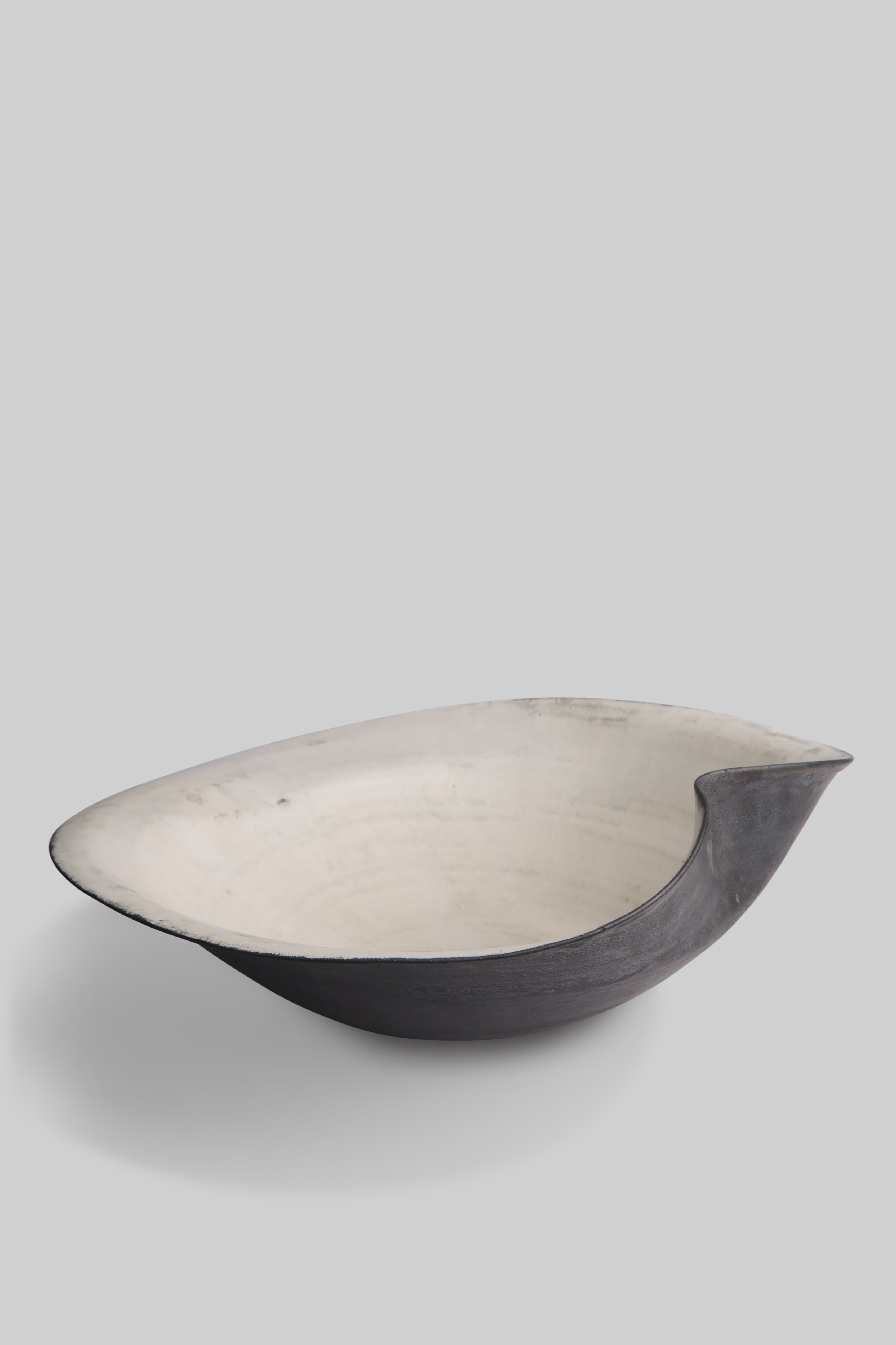 Silver Fold Ceramic Bowl