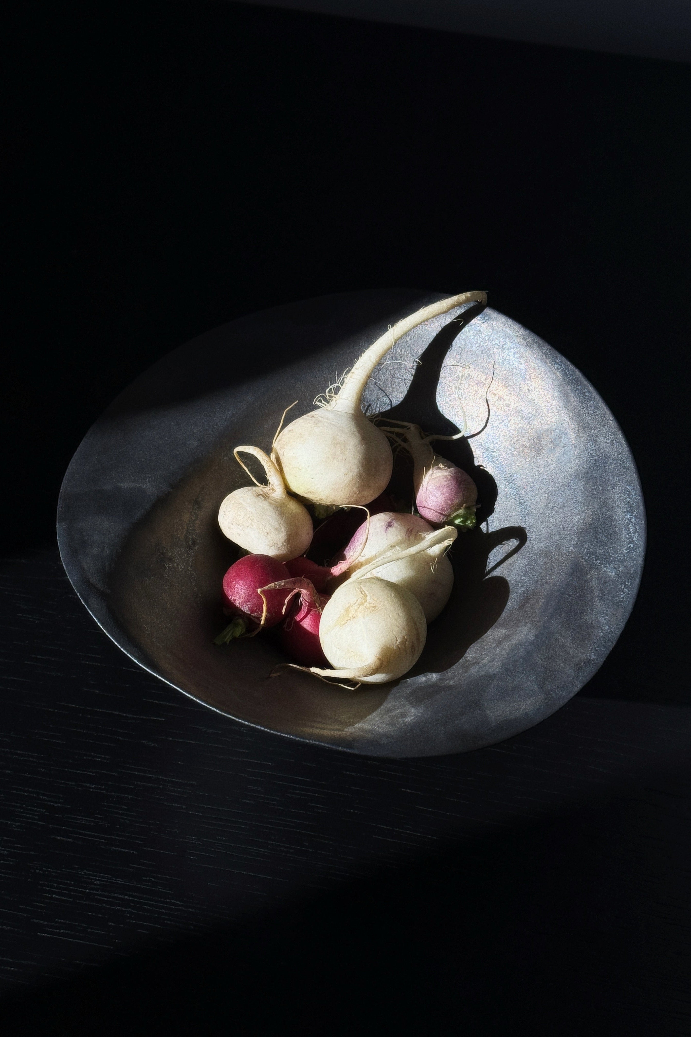 Metal Flow Ceramic Bowl - Small