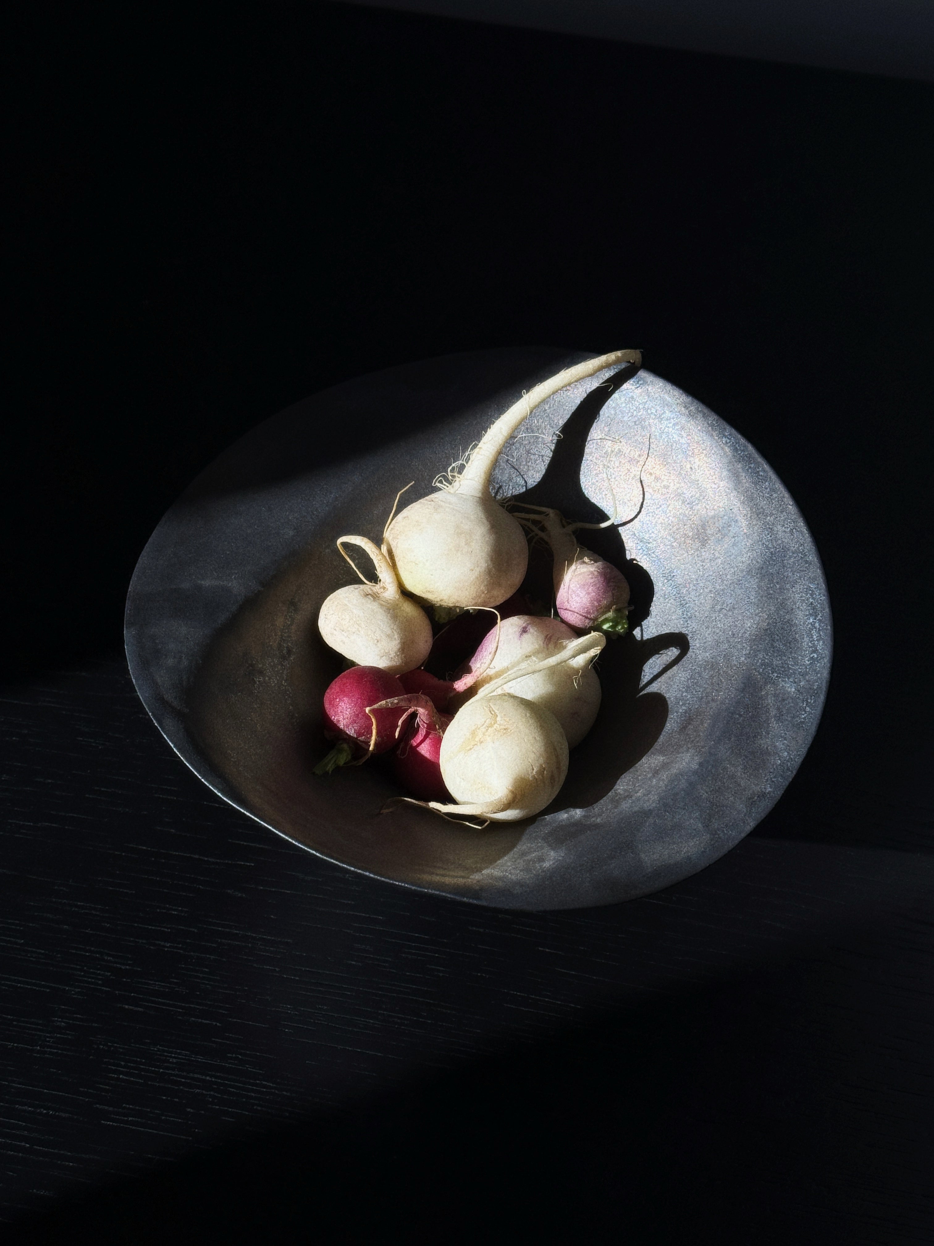 Metal Flow Ceramic Bowl - Small