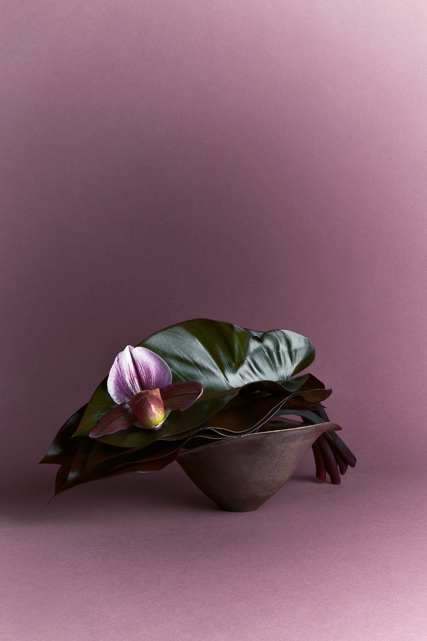 Metal Flow Ceramic Bowl - Small